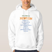 las 3 leyes de Newton Hoodie (Voorkant)