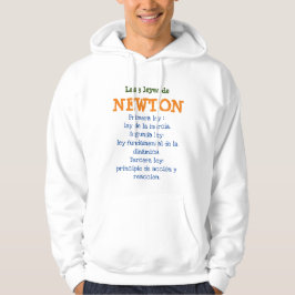 las 3 leyes de Newton Hoodie
