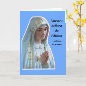 Las 5 oraciones reveladas por la Virgen de Fátima Kaart (Gele Bloem)