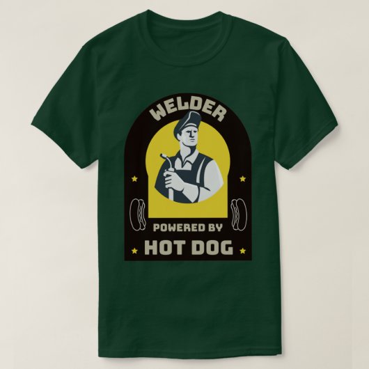 Las aangedreven door Hot Dog T-shirt (Design voorkant)