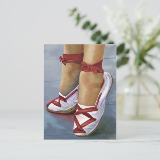 Las alpargatas briefkaart (Staand voorkant)