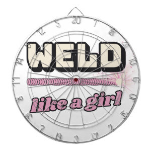 Las als een meisje — Dartbord