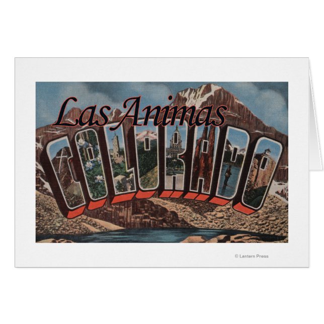 Las Animas, Colorado - Grote Letter-scènes (Voorkant Horizontaal)