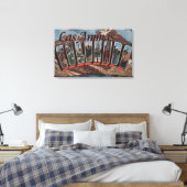Las Animas, Colorado - Grote Letter-scènes Canvas Afdruk (Insitu (Slaapkamer))