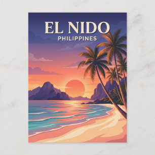 Las Cabanas Beach Filipijnen Briefkaart