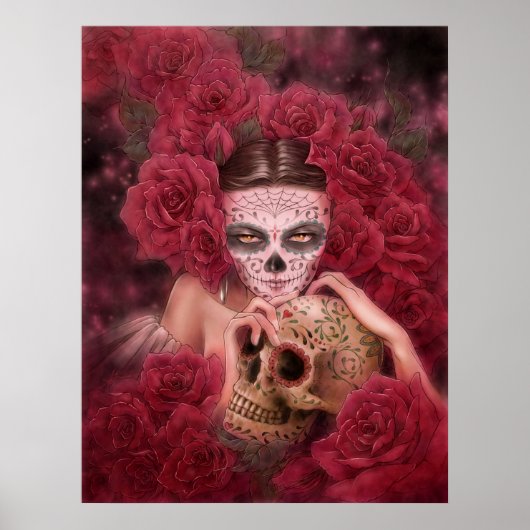 Las Calaveras Art Print (Voorkant)