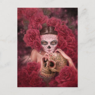 Las Calaveras Dark Fantasy Briefkaart