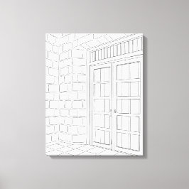 Las Casas Bataan Filipijnen Kleurboek Canvas Afdruk