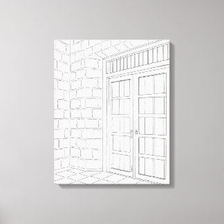 Las Casas Bataan Filipijnen Kleurboek Canvas Afdruk