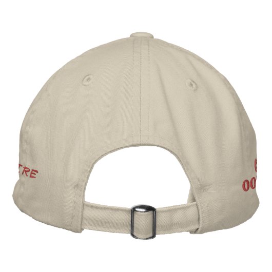 Las/contractant Geborduurde Pet (Achterkant)