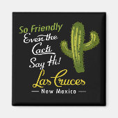 Las Cruces Cactus Funny Retro Magneet (Voorkant)
