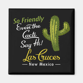 Las Cruces Cactus Funny Retro Magneet