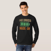 Las Cruces-modus op batterij T-shirt (Voorkant volledig)