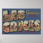 Las Cruces, New Mexico - Grote Letter-scènes Poster (Voorkant)