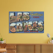 Las Cruces, New Mexico - Large Letter Scenes 2 Canvas Afdruk (Insitu (Woonkamer))