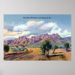 Las Cruces New Mexico Organ Mountains Poster