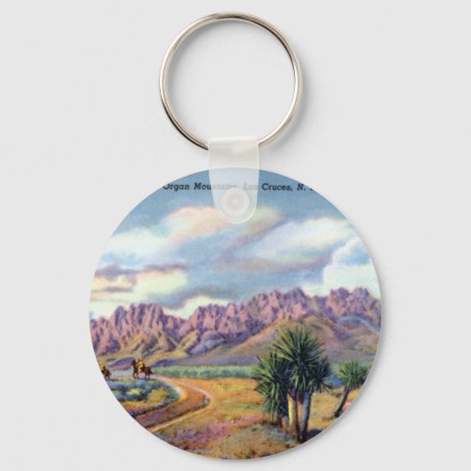 Las Cruces New Mexico Organ Mountains Sleutelhanger (Voorkant)