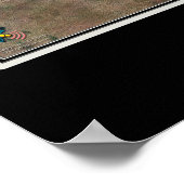 Las Cruces New Mexico Satellite Art Poster (Hoek)