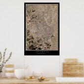 Las Cruces New Mexico Satellite Poster Map (Keuken)