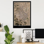 Las Cruces New Mexico Satellite Poster Map (Thuiskantoor)