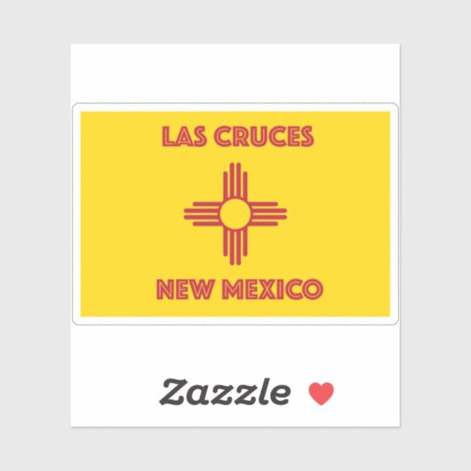 Las Cruces NM Sticker (Vel)