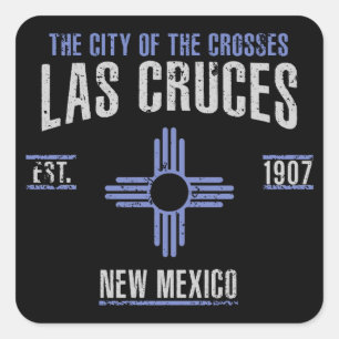 Las Cruces Vierkante Sticker