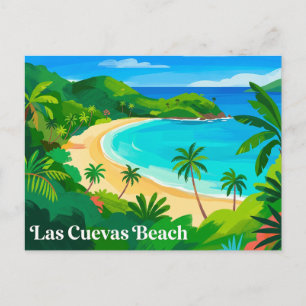 Las Cuevas-strand Trinidad en Tobago Briefkaart