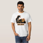 Las die de vonken laat vliegen. t-shirt (Voorkant volledig)