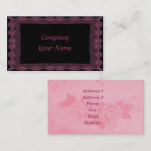 Las en Rozen Visitekaartje (Voorkant / Achterkant)