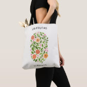 Las Frutas: Duraznos - Perzikmarkt Tote Bag (Dichtbij)