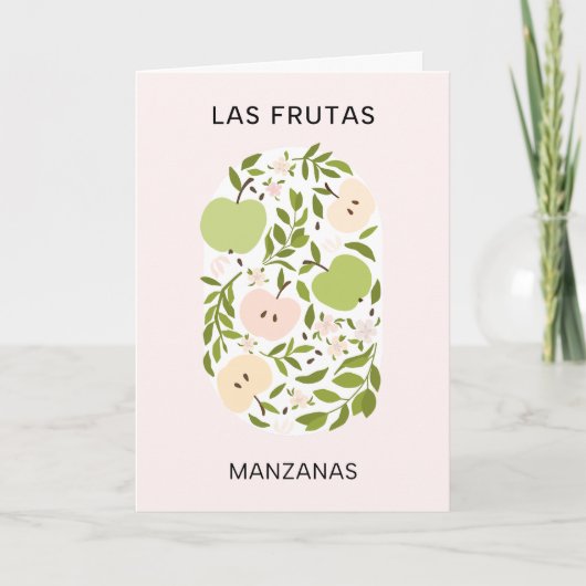 Las Frutas: Manzanas - Apple Market Kaart (Voorkant)
