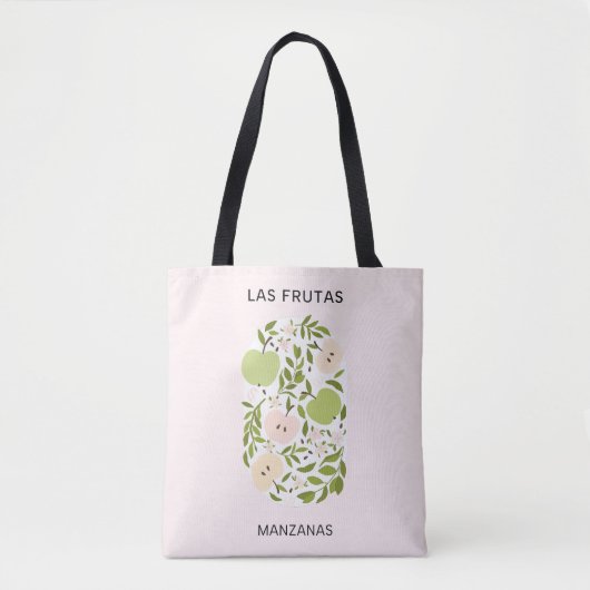 Las Frutas: Manzanas - Apple Market Tote Bag (Voorkant)