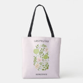 Las Frutas: Manzanas - Apple Market Tote Bag (Achterkant)