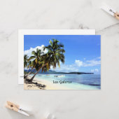 Las Galeras, Dominicaanse Republiek, Kaart (Voorkant / Achterkant in situ)