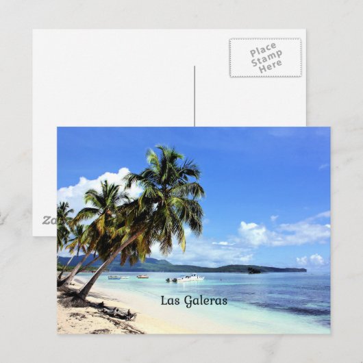 Las Galeras, Dominican Republic, Briefkaart (Voorkant / Achterkant)