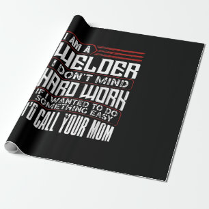 Las  Ik ben een welzijner die ik geen hard werk vi Cadeaupapier