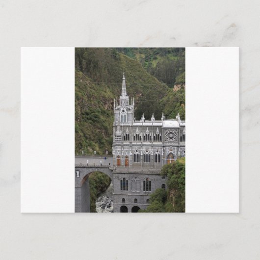 Las Lajas heilige basilica kerk Colombia Briefkaart (Voorkant)