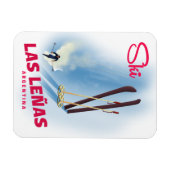 Las Leñas Argentinië skiën Magneet (Horizontaal)