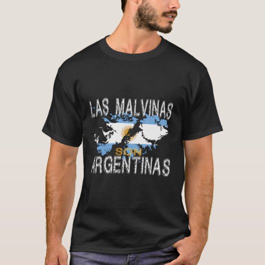Las Malvinas Son Argentinas - Islas Malvinas Argen T-shirt (Voorkant)