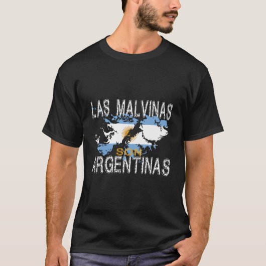 Las Malvinas Son Argentinas - Islas Malvinas Argen T-shirt (Voorkant)