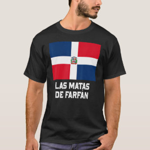 Las Matas de Farfán Dominicaanse Republiek Emblem T-shirt