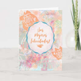 Las Mejores Felicidades – Spaanse beste wensen Kaart