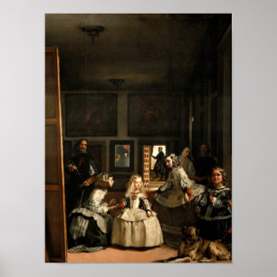 Las Meninas, 1656 by Diego Velazquez Poster