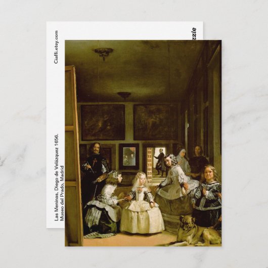 Las Meninas Briefkaart (Voorkant / Achterkant)