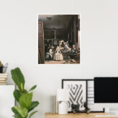 Las Meninas, c.1656 Diego Velasquez Poster (Thuiskantoor)