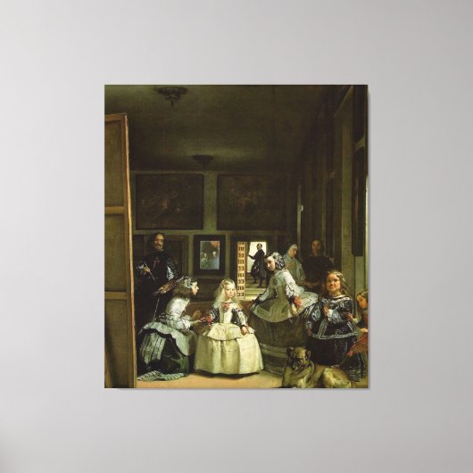 Las Meninas Canvas Afdruk (Voorkant)