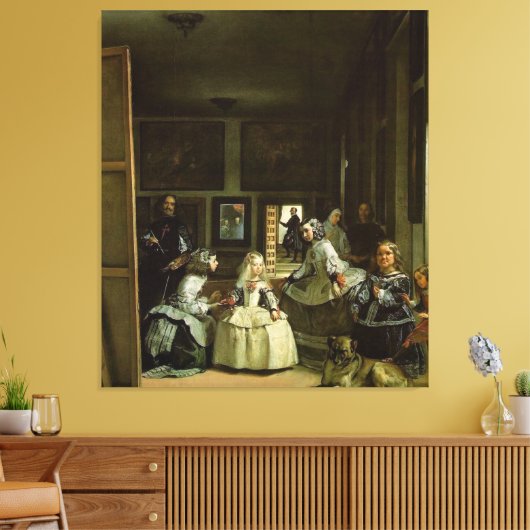 Las Meninas Canvas Afdruk (Insitu (Woonkamer))