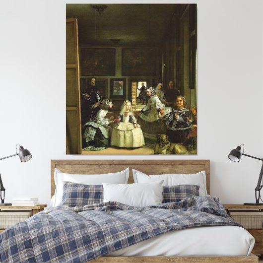 Las Meninas Canvas Afdruk (Insitu (Slaapkamer))