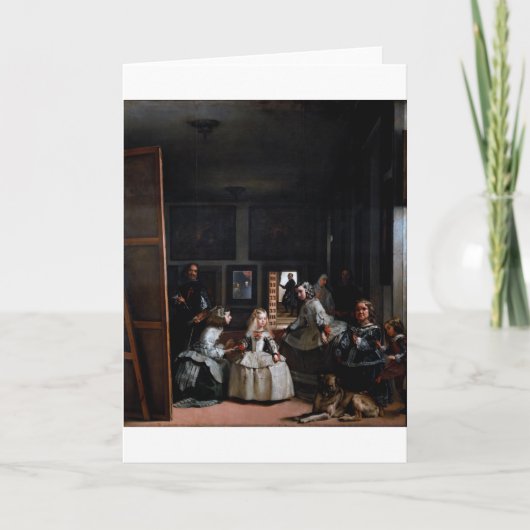 Las Meninas, de dienstmeisjes, Diego Velazquez Kaart (Voorkant)
