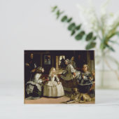 Las Meninas detail van de onderste helft die schil Briefkaart (Staand voorkant)